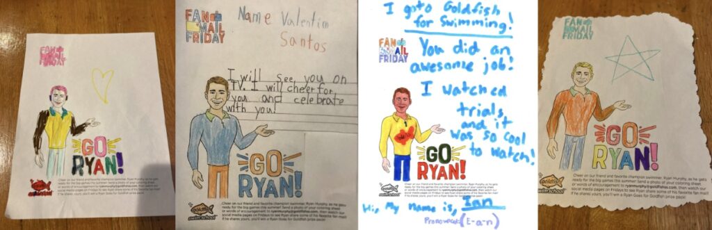 Our swimmers went above and beyond with their fan mail in 2021, and we can't wait to see the swimsational artwork they share with Ryan Murphy this year!